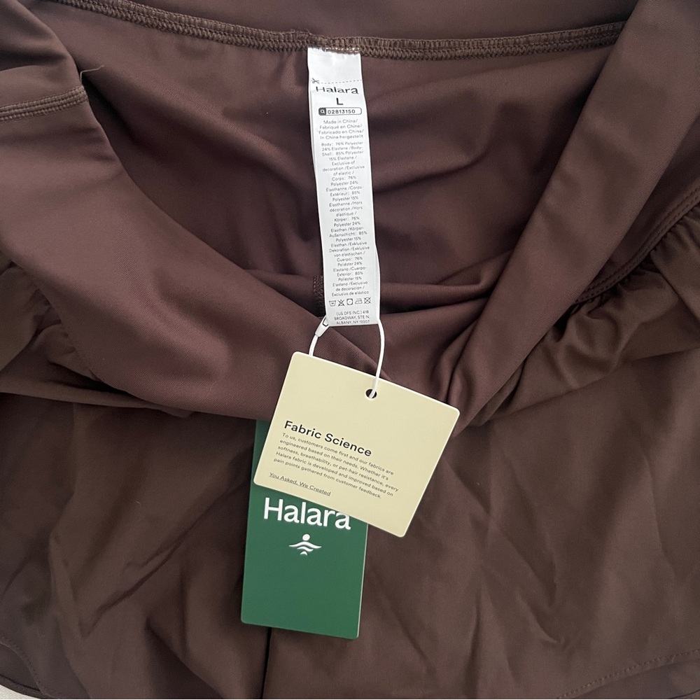NWT Halara brown shorts - Picture 4 of 4